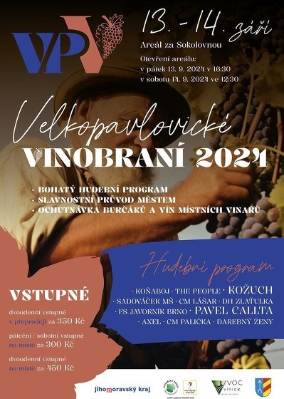 Plakát události Velkopavlovické vinobraní 2024