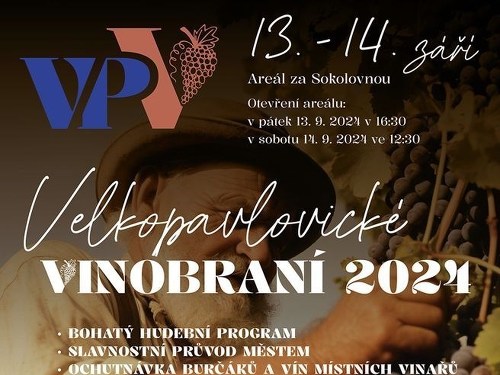 Plakát události Velkopavlovické vinobraní 2024