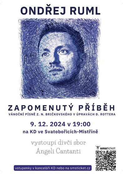Plakát události ZAPOMENUTÝ PŘÍBĚH - Ondřej Ruml, Vánoční koncert
