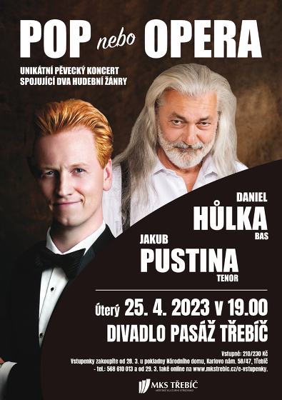 Plakát události Daniel Hůlka (bas) a Jakub Pustina (tenor)