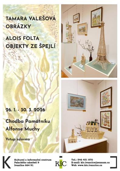 Plakát události Tamara Valešová a Alois Folta - výstava