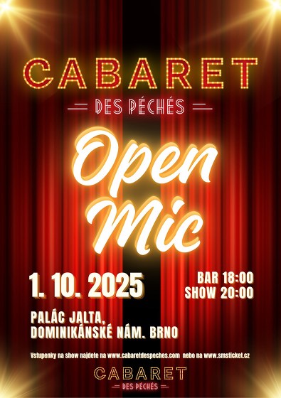 Plakát události Open Mic