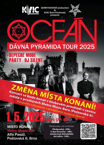 Plakát události Oceán v Brně + Depeche Mode party, DJ Silent