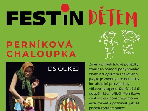 Plakát události FEST IN 2026: Perníková chaloupka + O Smolíčkovi