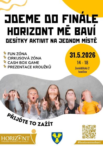 Plakát události Jdeme do finále Horizont mě baví