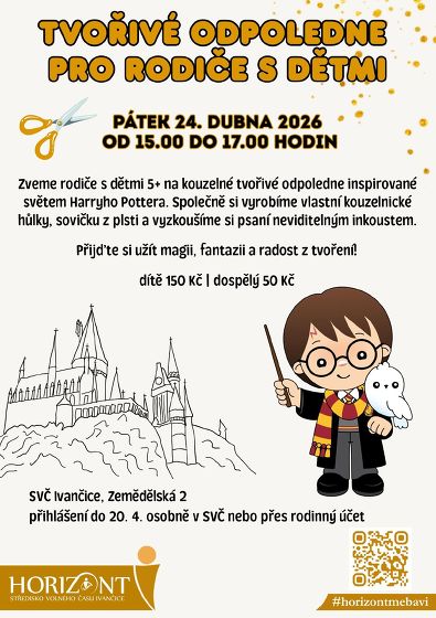 Plakát události Tvořivé odpoledne pro rodiny s dětmi