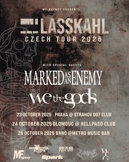 Plakát události LASSKAHL Czech Tour 2025