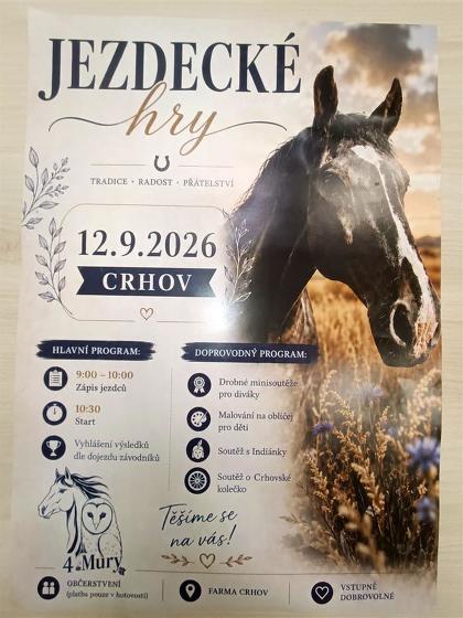 Plakát události Jezdecké hry