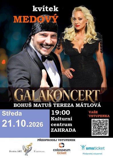 Plakát události Kvítek medový s Terezkou a Bohušem