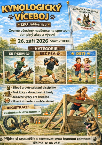 Plakát události Kynologický víceboj