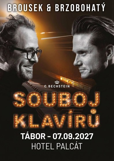 Plakát události Souboj Klavírů v Táboře