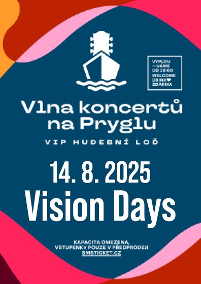 Plakát události Vision Days - Vlna koncertů na Pryglu
