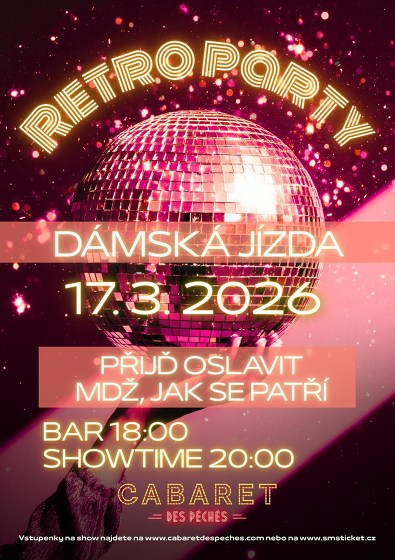 Plakát události Retro Party: Dámská jízda