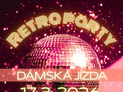 Plakát události Retro Party: Dámská jízda