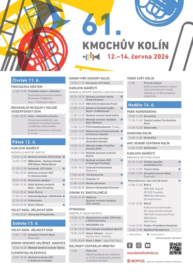Plakát události Kmochův Kolín
