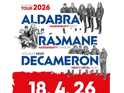Plakát události Aldabra, Rasmane, Decameron - Tour 2026