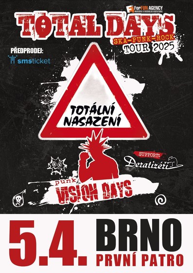 Plakát události Totální nasazení a Vision Days - TOTAL DAYS TOUR 2025