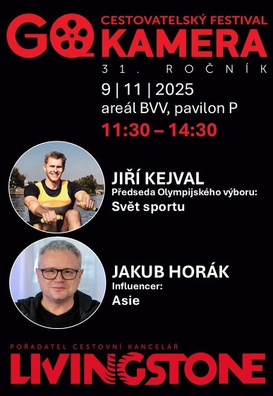 Plakát události Go Kamera 2025 | Jiří Kejval, Jakub Horák