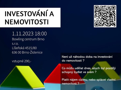 Plakát události Investování a nemovitosti
