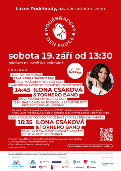 Plakát události Poděbradský den srdce