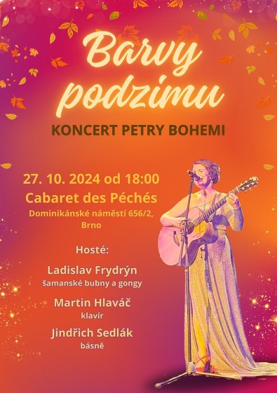 Plakát události Koncert Petry Bohemi - Barvy podzimu