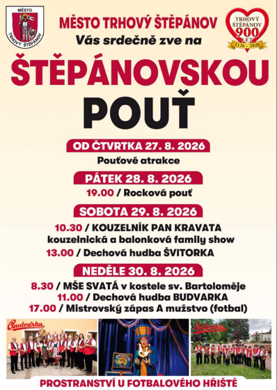 Plakát události Štěpánovská pouť