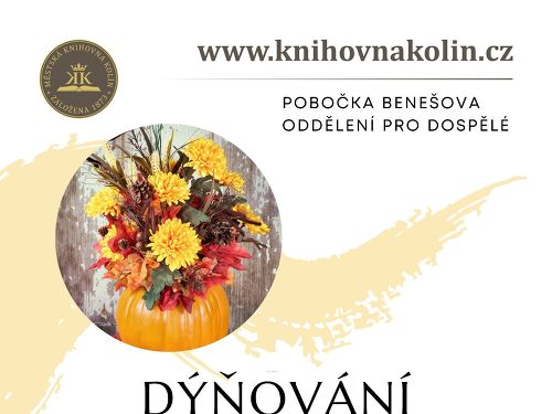 Plakát události Dýňování v knihovně