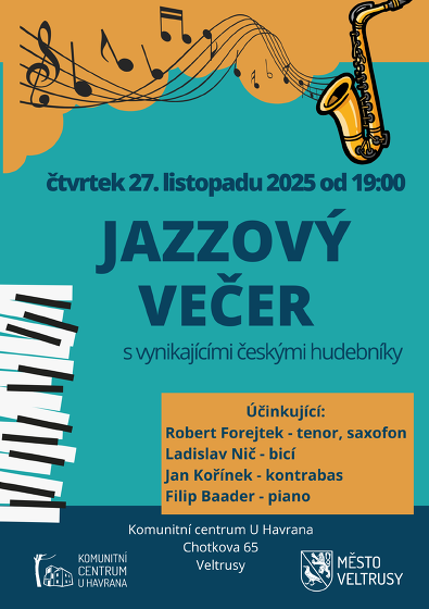 Plakát události Jazzový večer