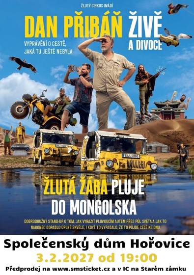 Plakát události Žlutá žába pluje do Mongolska