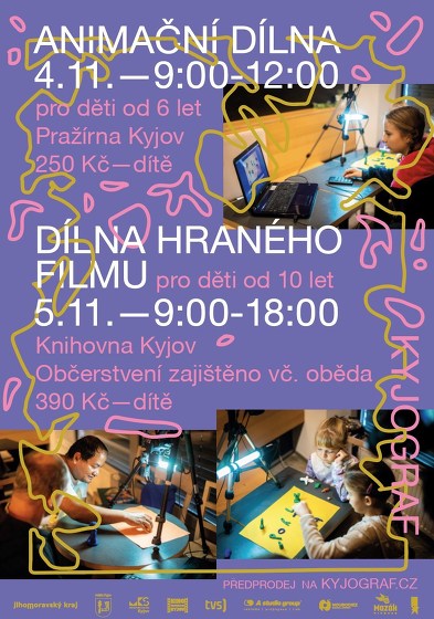 Plakát události Animační dílna pro děti ve 6–15 let