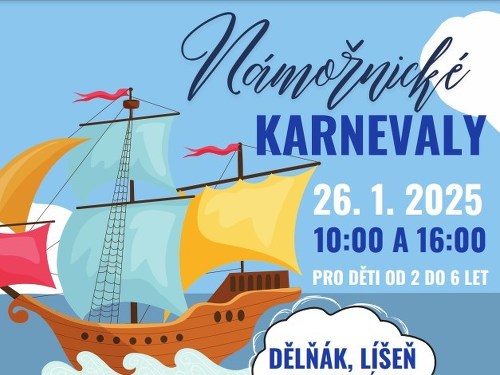 Plakát události Námořnické Karnevaly 2025 (10 hod.)