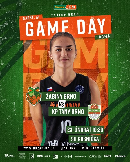Plakát události VIP: nadstavba ŽBL: Žabiny Brno - KP Brno