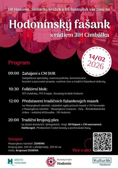 Plakát události Hodonínský fašank