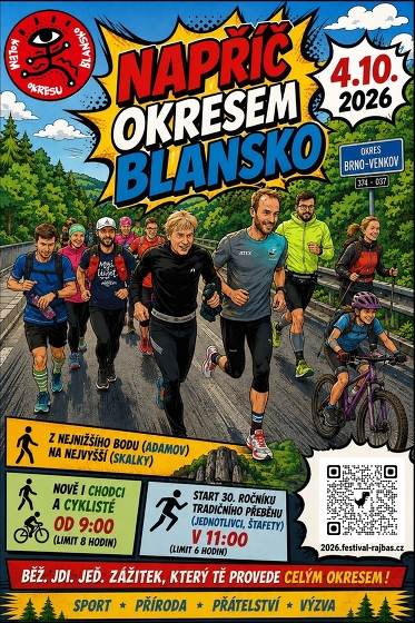 Plakát události Kolem okresu Blansko