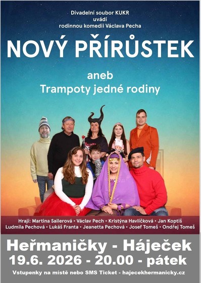 Plakát události Nový přírůstek aneb trampoty jedné rodiny :)