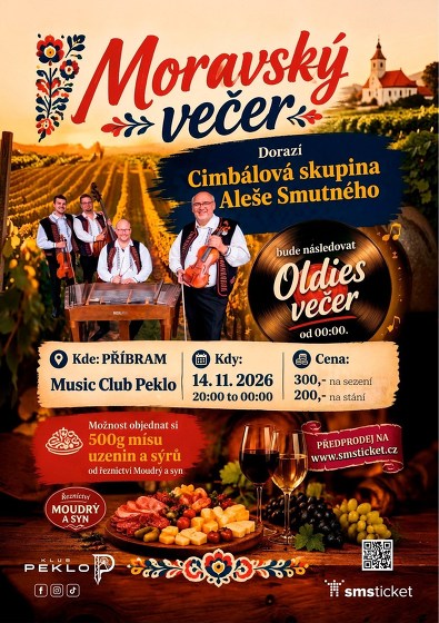 Plakát události Moravský večer