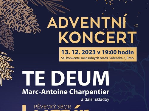Plakát události Adventní koncert sboru Lumír 2023