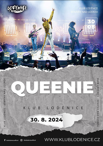 Plakát události Queenie - Klub Loděnice