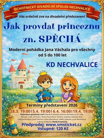 Plakát události Jak provdat princeznu Zn. Spěchá