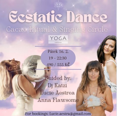 Plakát události Ecstatic Dance DJ Katzi (DE) + cacao & singing circle