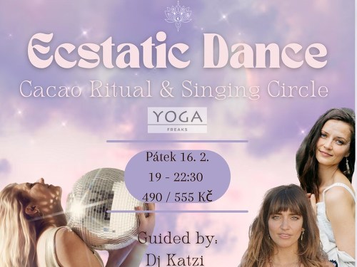Plakát události Ecstatic Dance DJ Katzi (DE) + cacao & singing circle
