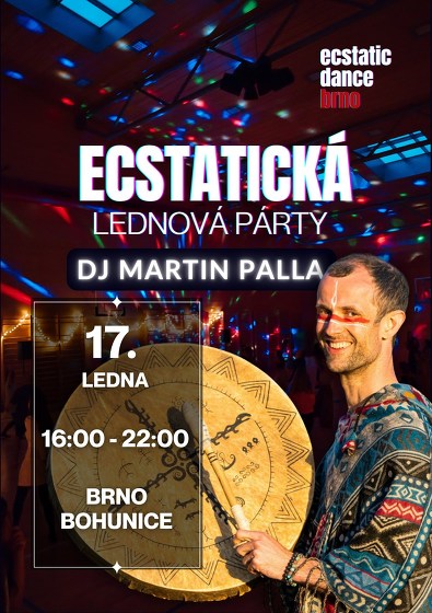 Plakát události DJ Martin Palla | Ecstatic Dance Brno
