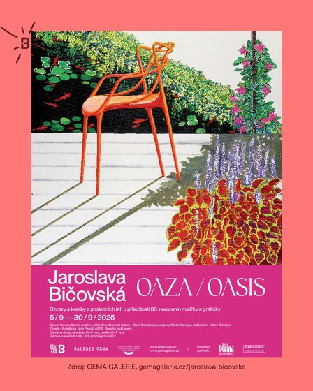 Plakát události Jaroslava Bičovská - Oáza/Oasis (Rok polabských malířů)
