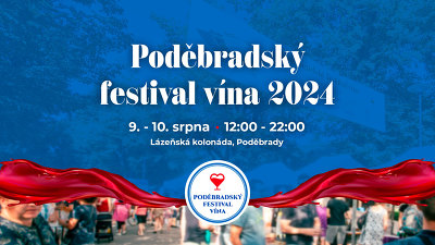 Plakát události Poděbradský festival vína