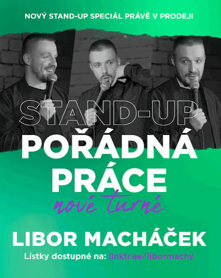 Plakát události Stand-up Pořádná Práce