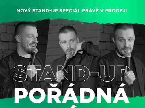 Plakát události Stand-up Pořádná Práce