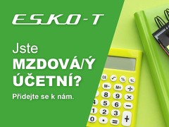 ESKO-T s.r.o. nabízí práci na pozici Mzdová/ý účetní - Třebíč v obci Třebíč