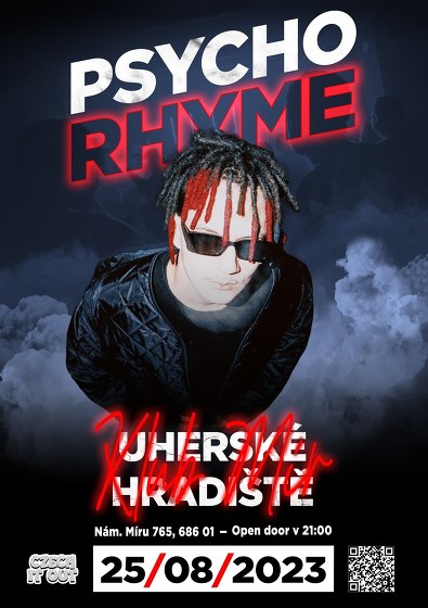 Plakát události Psychorhyme Klub Mír