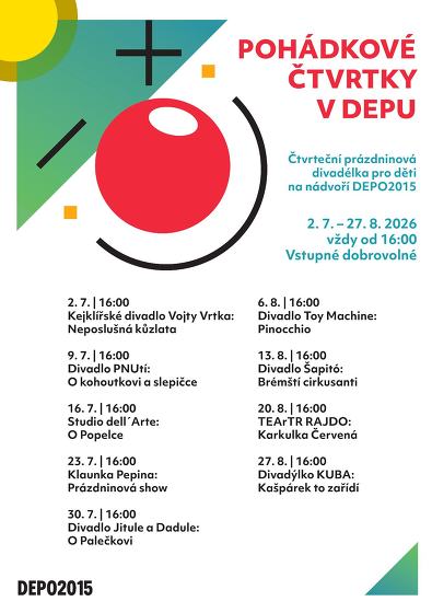 Plakát události Pohádkové čtvrtky v DEPO2015