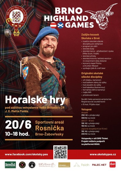 Plakát události Brno Highland Games 2026